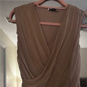 ESTATE SALE Givenchy Silk Soft Cream Dress